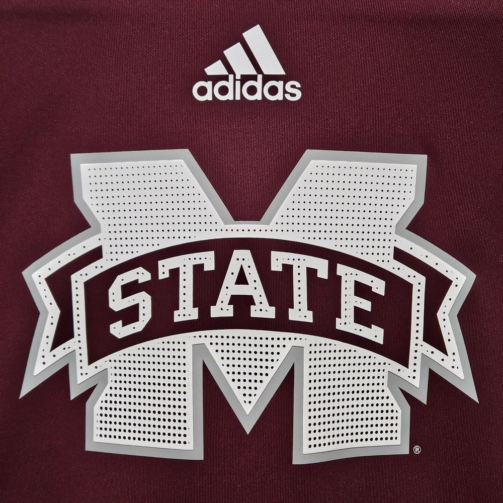 Mississippi State Bulldogs Adidas Women's Maroon‎ Team Sideline Climawarm Hoodie - Picture 6 of 9